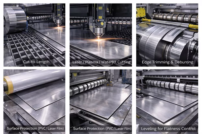 stainless steel plate sheet processing services